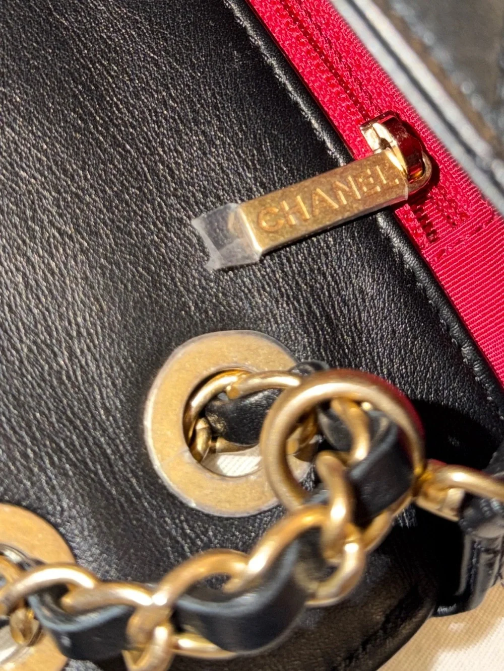 CHANEL black quilted